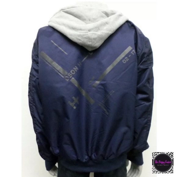 HUDSON Oversized Bomber/Flight Jacket EUC sz XL - Picture 3 of 14